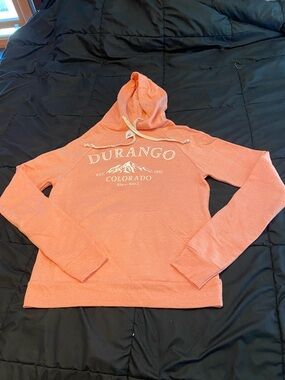 Durango Colorado Coral Hoodie  Size S